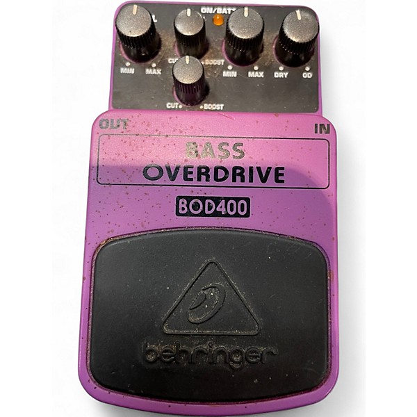 Used Behringer BOD400 Bass Overdrive Bass Effect Pedal