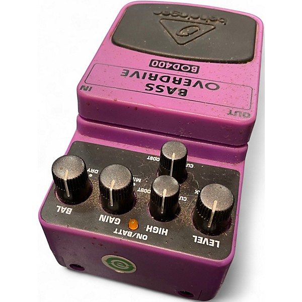 Used Behringer BOD400 Bass Overdrive Bass Effect Pedal