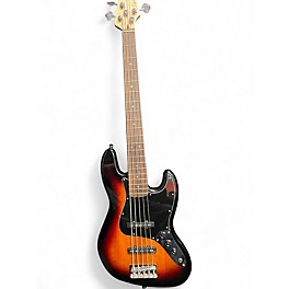 Used Squier Affinity Jazz Bass V 5 String 2 Color Sunburst Electric Bass Guitar