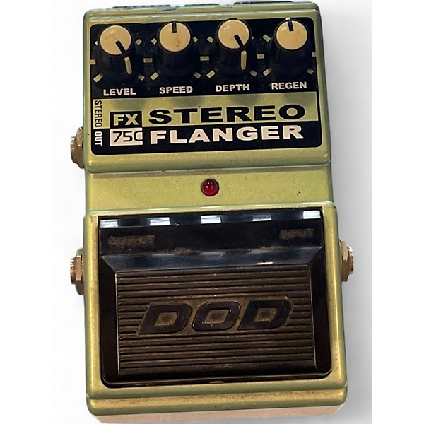 Used DOD FX 750 STEREO FLANGER Effect Pedal