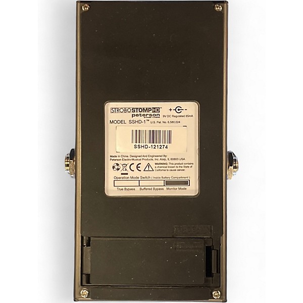 Used Peterson SSHD1 STROBOSTOMP HD Tuner Pedal