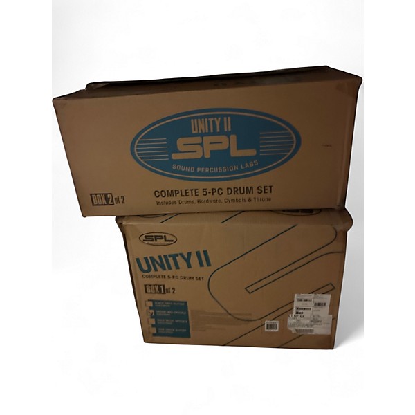 Used SPL 5 Piece Unity II Desert Red Sparkle Drum Kit