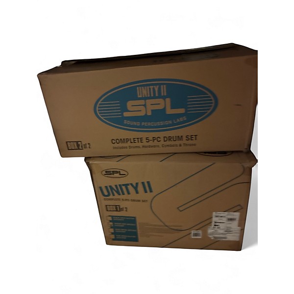 Used SPL 5 Piece Unity II Desert Red Sparkle Drum Kit