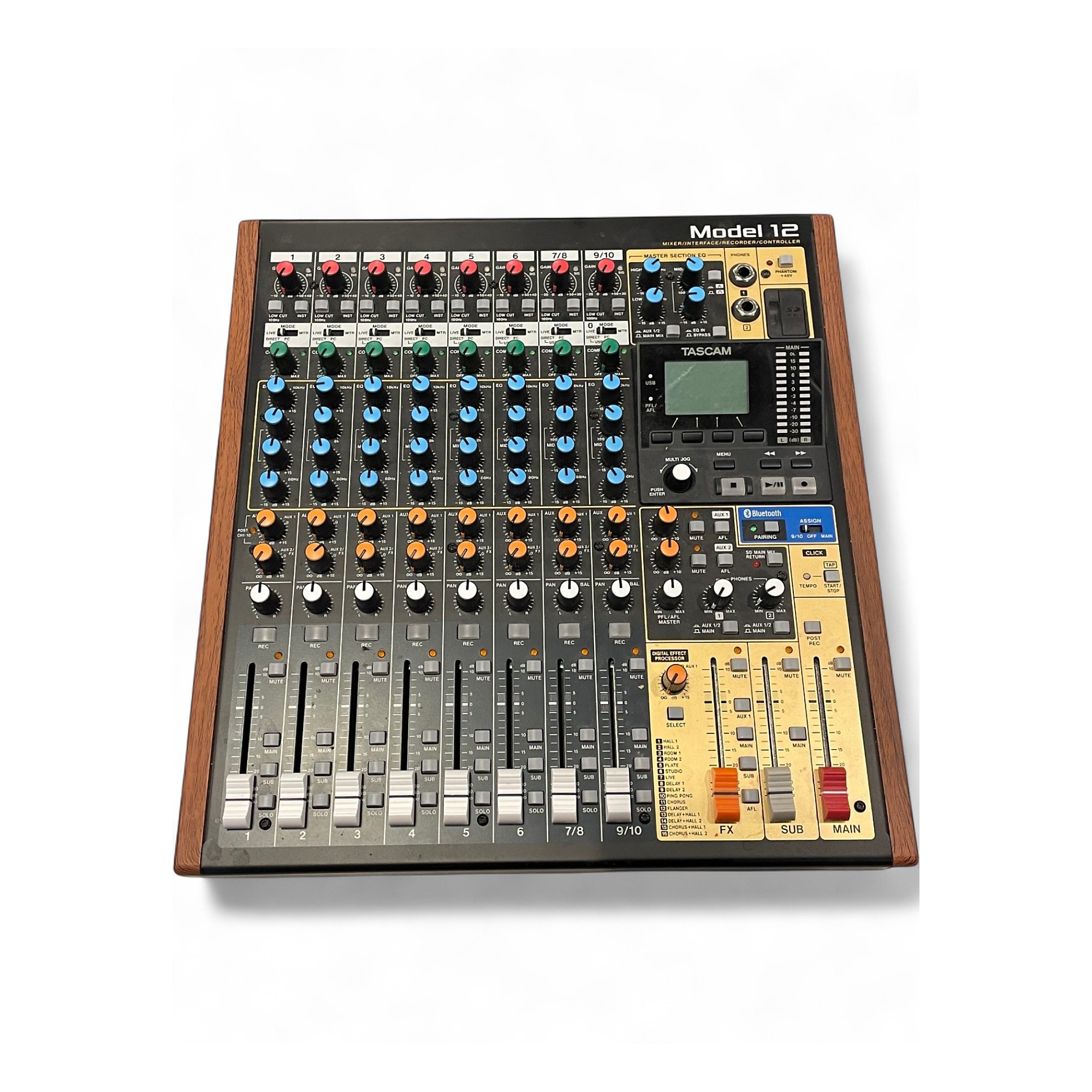 TASCAM Model 12 ミキサー Model 12 | 12-Track Digital Recording Mixer With DAW