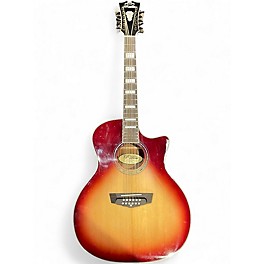 Used D'Angelico dapg212itbap ice tea burst 12 String Acoustic Electric Guitar