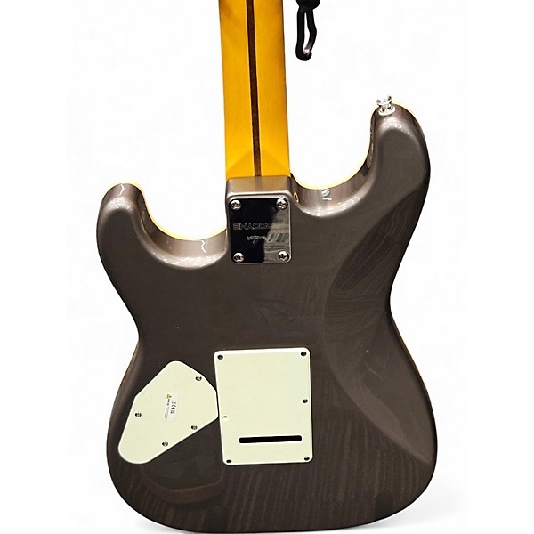 Used Fender AERODYNE HSS STRATOCASTER Metallic Silver Solid Body Electric Guitar