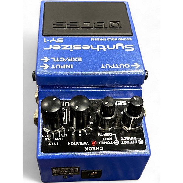 Used BOSS SY-1 Synthesizer Pedal Effect Pedal