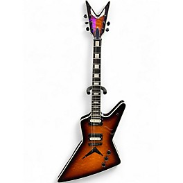 Used Dean Z Select Quilt Top Trans Brazillia Solid Body Electric Guitar