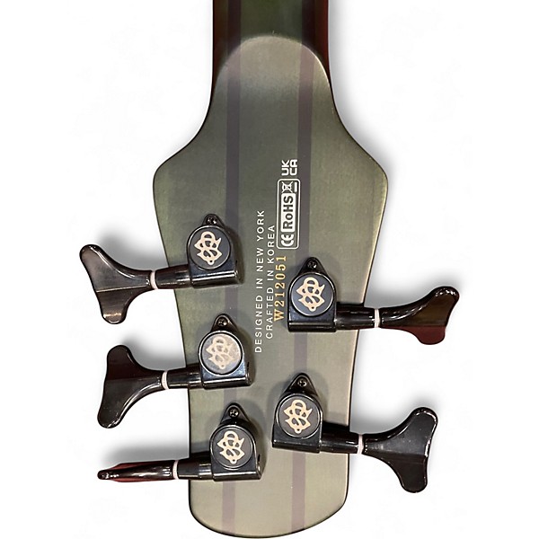 Used Spector NS Demensions 5 Haunted Moss Electric Bass Guitar