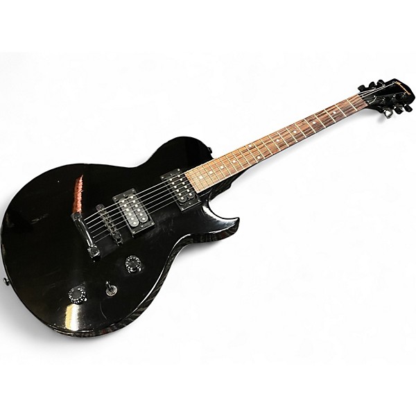 Used Brownsville Single Cut black Solid Body Electric Guitar