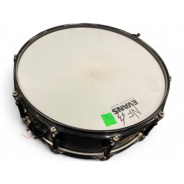 Used Pearl 14X5 Ultracast Snare Drum Satin Black Drum