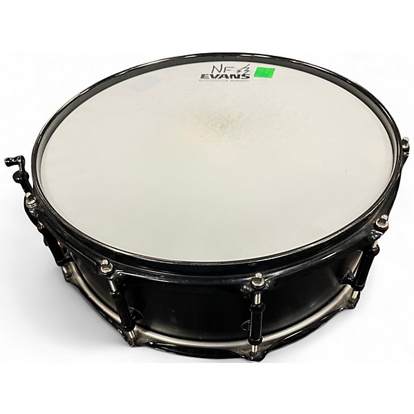 Used Pearl 14X5 Ultracast Snare Drum Satin Black Drum