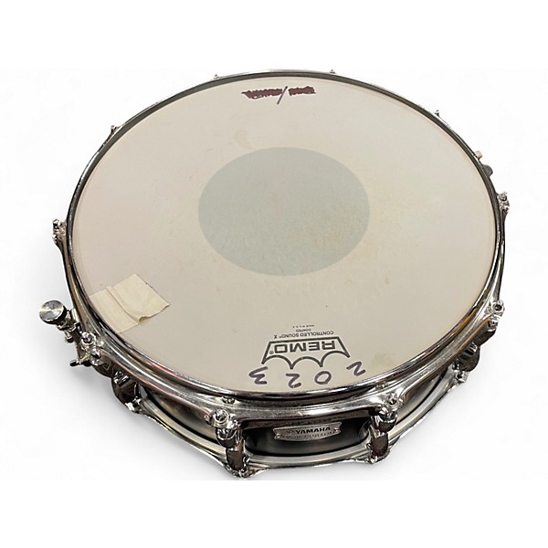 Used Yamaha 14X5 Tour Custom Snare Drum Black Drum