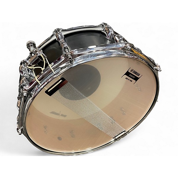 Used Yamaha 14X5 Tour Custom Snare Drum Black Drum