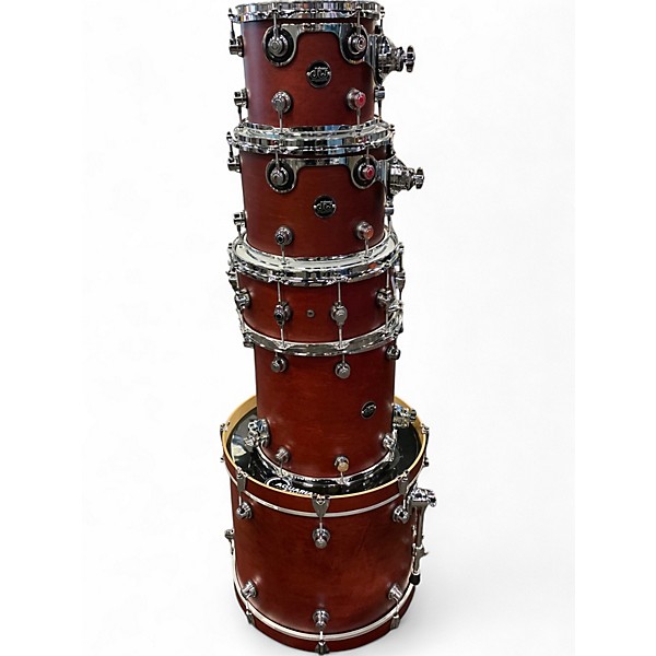 Used DW 5 Piece Performance Series Tobacco Drum Kit