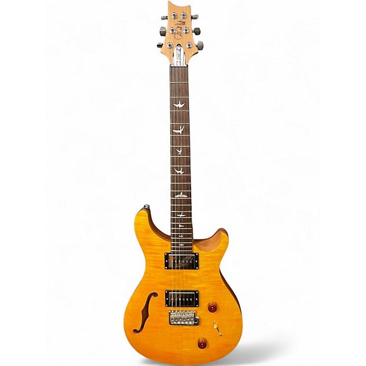 ギター PRS SE SANTANA YELLOW PRS SE Santana Signature Electric Guitar - Santana Yellow