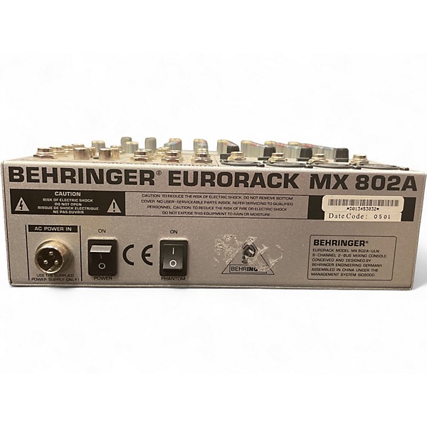 Used Behringer Eurorack MX802A  Unpowered Mixer