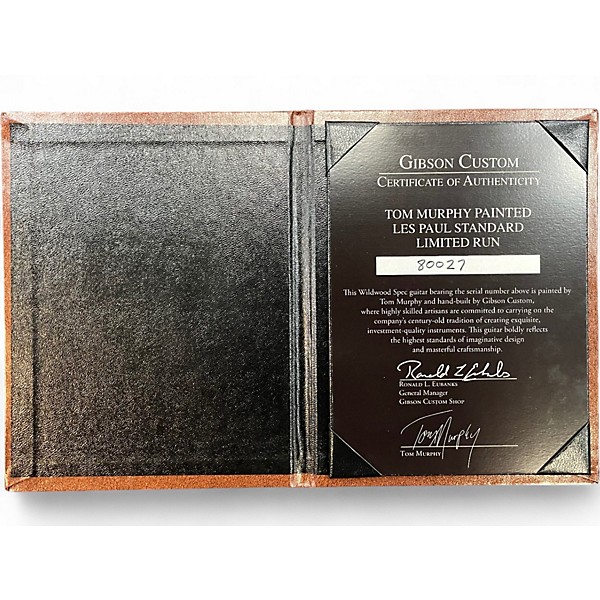 Used 2018 Gibson Tom Murphy Painted Les Paul Standard R8 - Wildwood Spec Figured Maple  Solid Body Electric Guitar