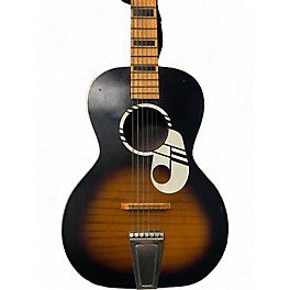 Used Kay Music Note Sunburst Acoustic Guitar