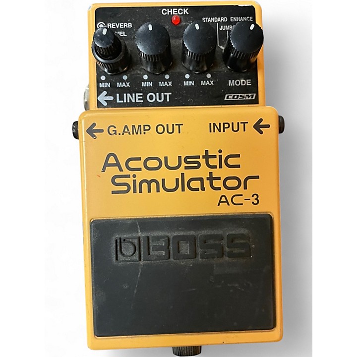 BOSS AC-3 Acoustic Simulator 中古 Used BOSS AC3 Acoustic Simulator Effect Pedal | Guitar Center