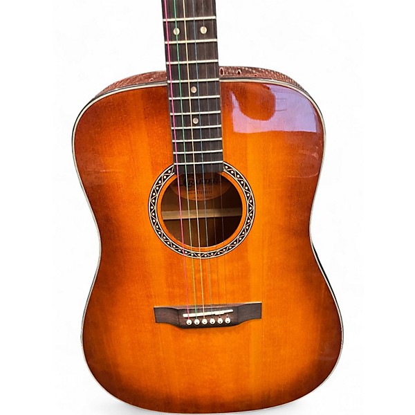 Used Crafter Guitars Hilite Tobacco Sunburst Acoustic Guitar
