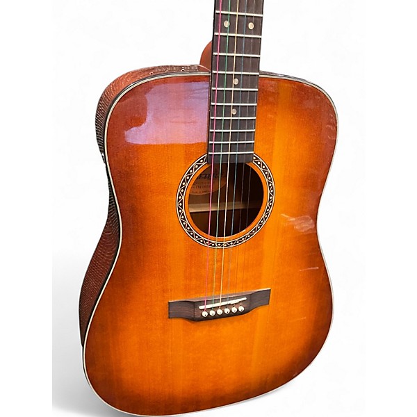 Used Crafter Guitars Hilite Tobacco Sunburst Acoustic Guitar