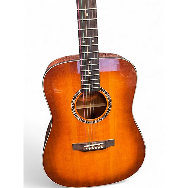 Used Crafter Guitars Hilite Tobacco Sunburst Acoustic Guitar