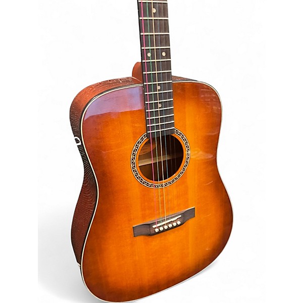 Used Crafter Guitars Hilite Tobacco Sunburst Acoustic Guitar