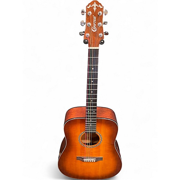 Used Crafter Guitars Hilite Tobacco Sunburst Acoustic Guitar