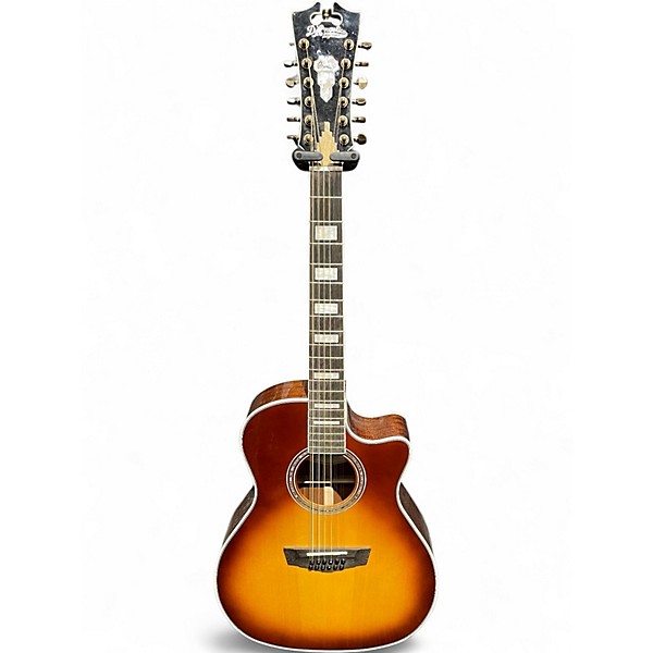 Used D'Angelico PREMIER FULTON 2 Color Sunburst 12 String Acoustic Electric Guitar