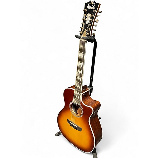 Used D'Angelico PREMIER FULTON 2 Color Sunburst 12 String Acoustic Electric Guitar