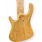 Used Prat 6 String Fretless Natural Electric Bass Guitar