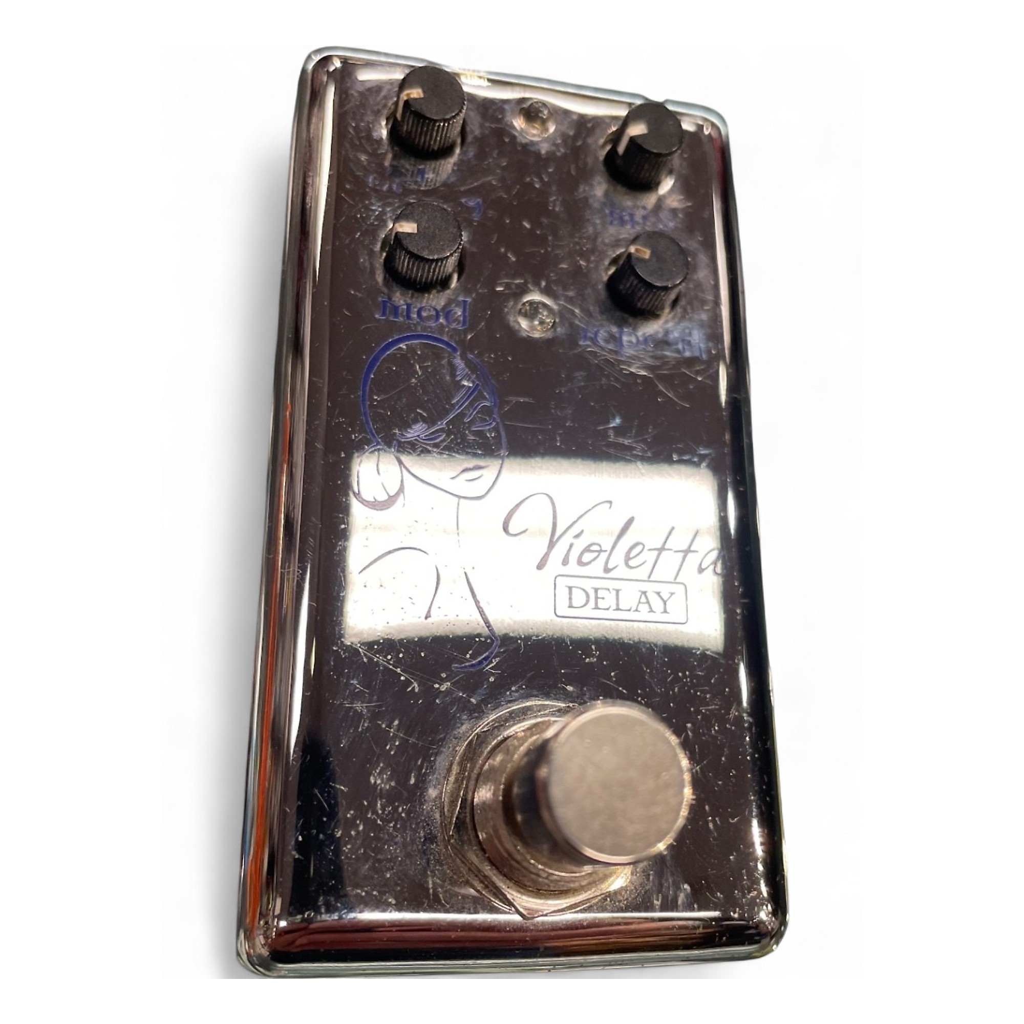 red witch Violetta Delay エフェクター Used Red Witch VIOLETTA DELAY Effect Pedal | Guitar Center