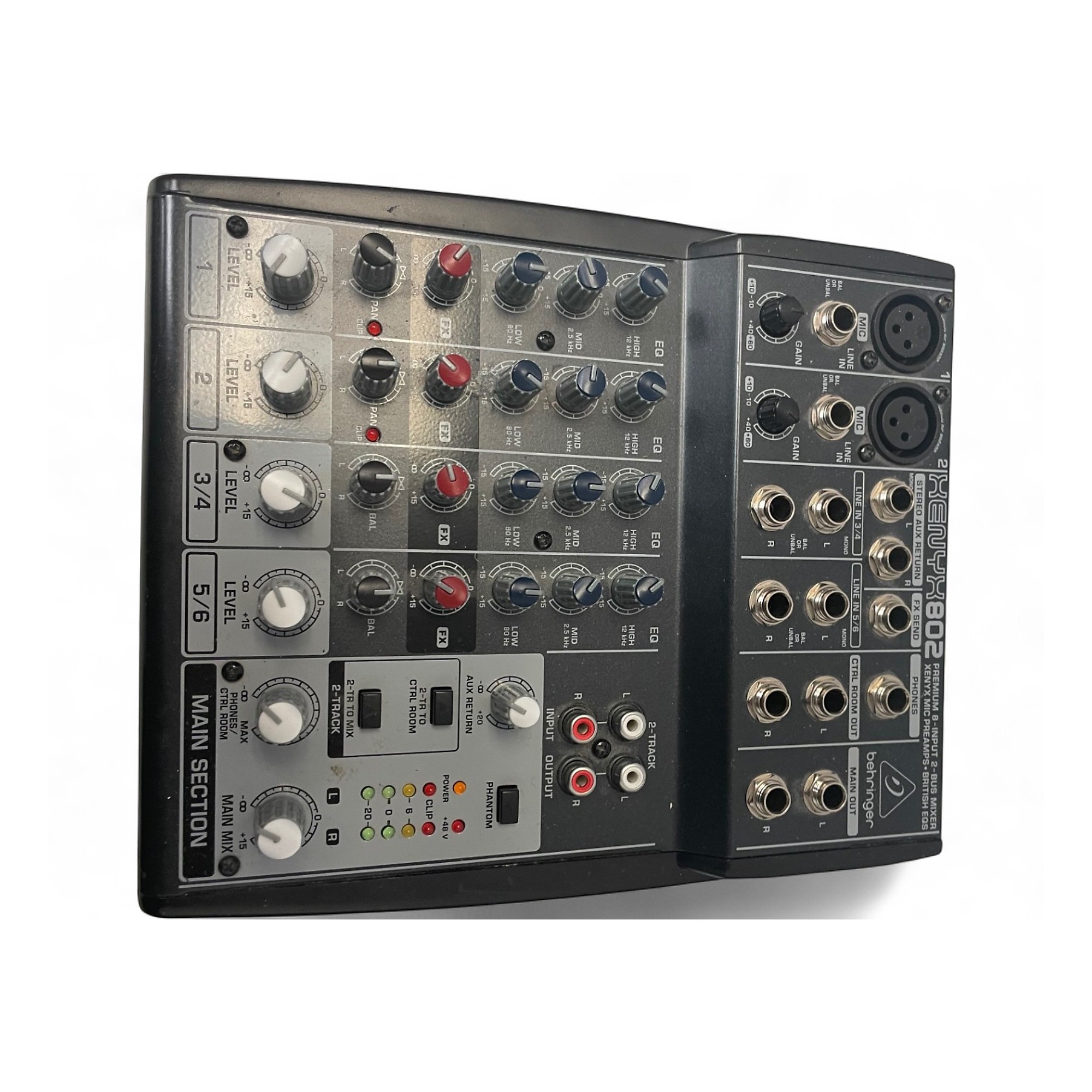 Used Behringer XENYX802 Powered Mixer | Guitar Center