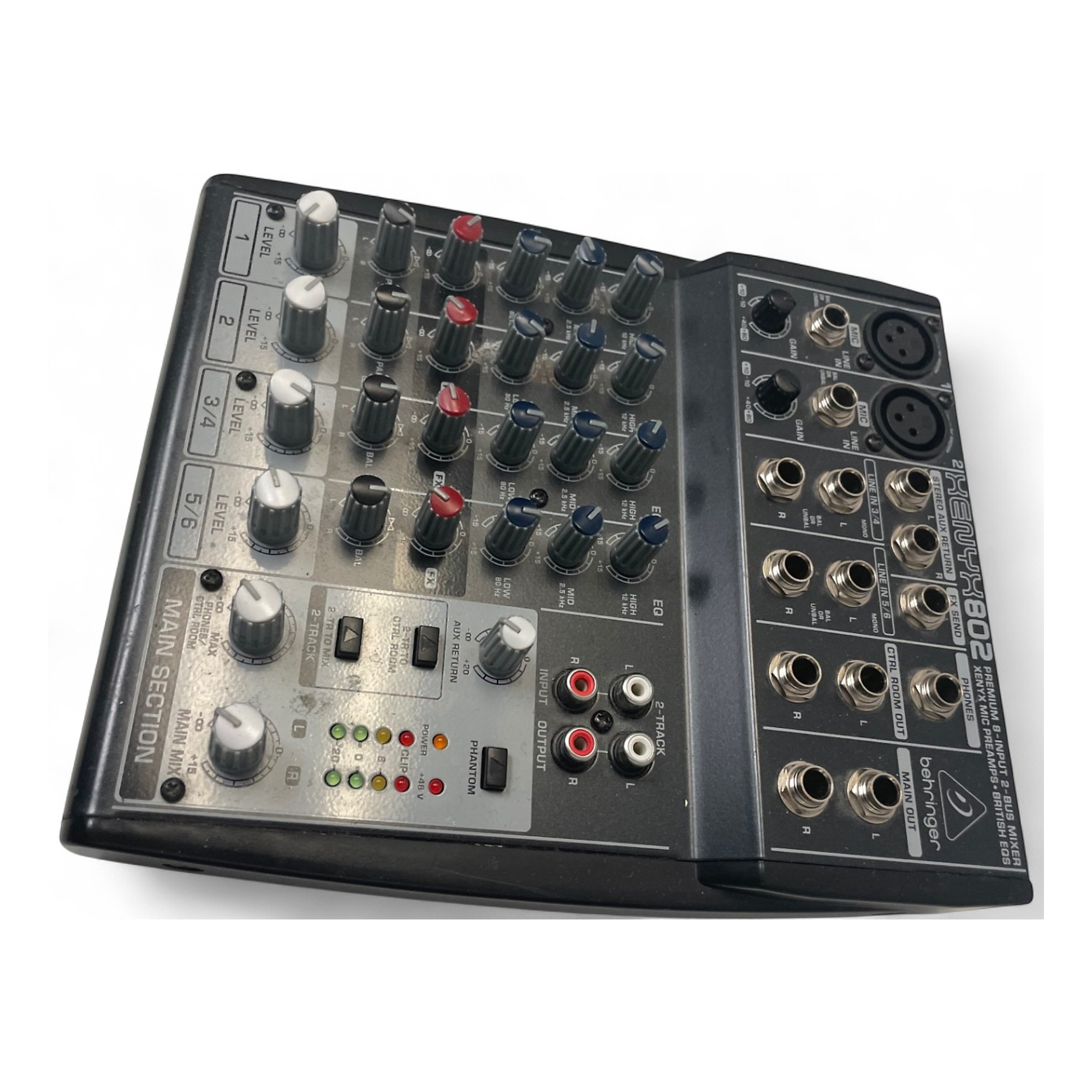 BEHRINGER XENYX802 アダプター付き behringer XENYX 802 アナログミキサー【アダプター付き】 配信