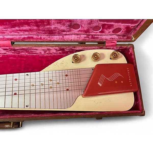Vintage 1940s Gibson BR-1 ULTRATONE LAP STEEL OHSC WHITE Lap Steel