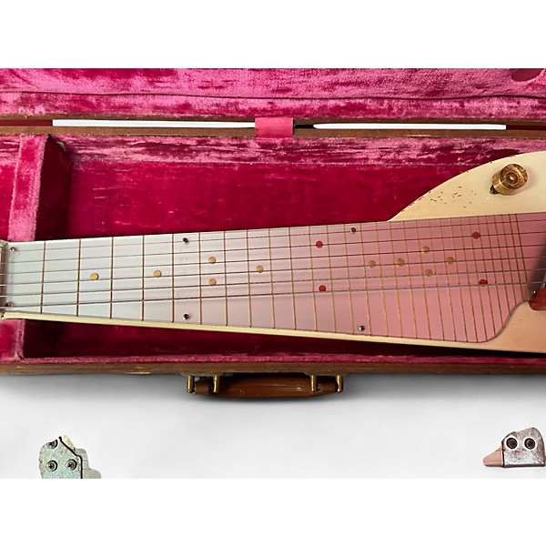 Vintage 1940s Gibson BR-1 ULTRATONE LAP STEEL OHSC WHITE Lap Steel