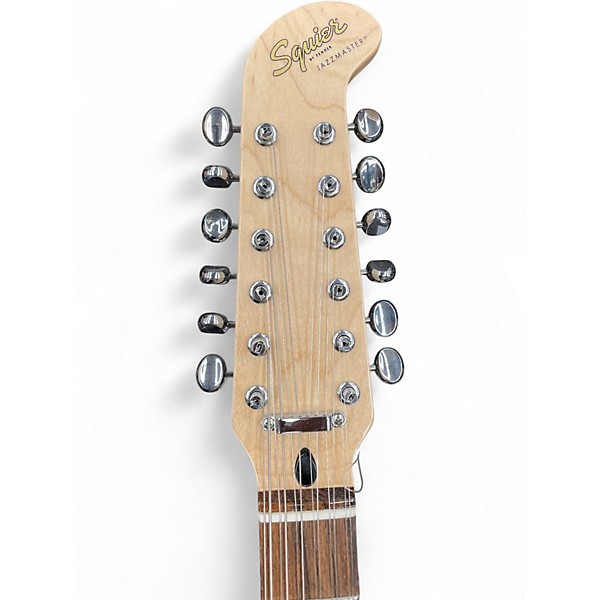 Used Squier Paranormal Jazzmaster XII Olympic White Solid Body Electric Guitar