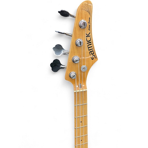 Used 2006 Samick Artist Series Black Electric Bass Guitar
