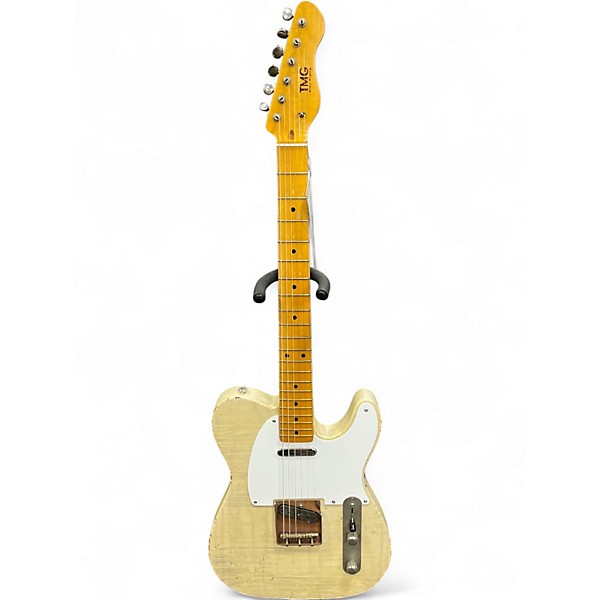 Used TMG Gatton Vintage Blonde Solid Body Electric Guitar