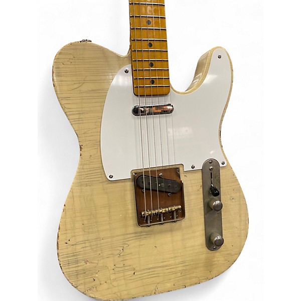 Used TMG Gatton Vintage Blonde Solid Body Electric Guitar