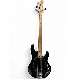Used Sterling by Music Man Sting Ray 4 String Black Electric Bass Guitar