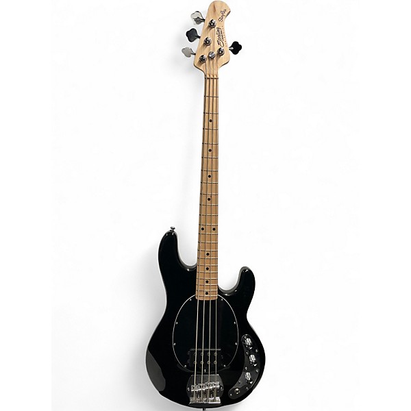 Used Sterling by Music Man Sting Ray 4 String Black Electric Bass Guitar