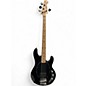 Used Sterling by Music Man Sting Ray 4 String Black Electric Bass Guitar thumbnail