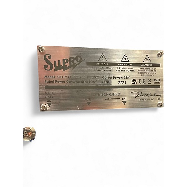 Used Supro Keeley Custom 10 Tube Guitar Combo Amp