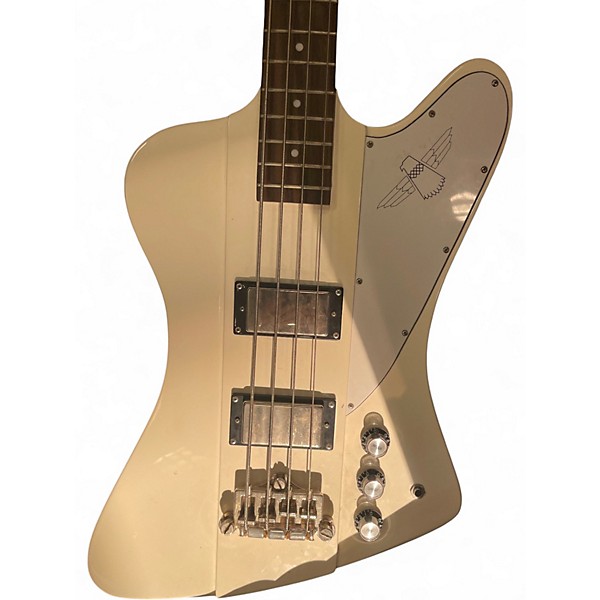 Used Epiphone thunderbird le Classic White Electric Bass Guitar