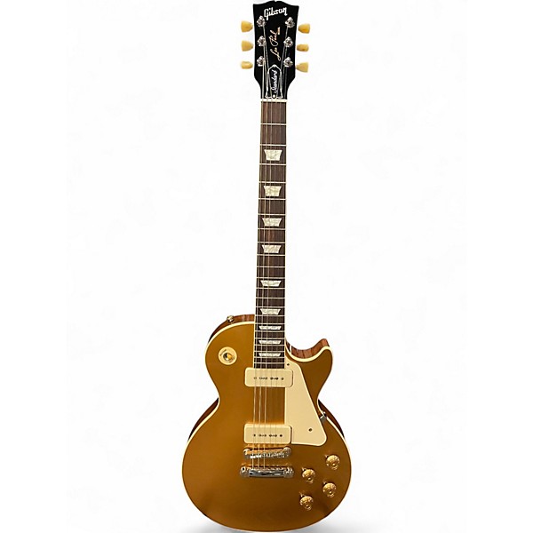 Used Gibson Les Paul Standard 50s P90 Gold Top Solid Body Electric Guitar