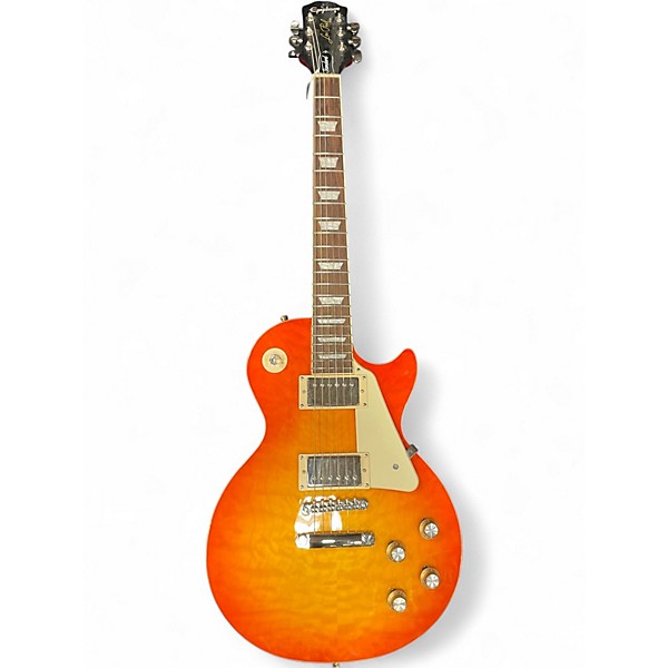 Used Epiphone Les Paul Standard Cherry Sunburst Solid Body Electric Guitar