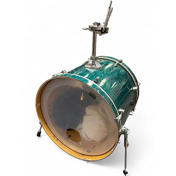 Used Tama 3 Piece Superstar Classic Trans Blue Drum Kit