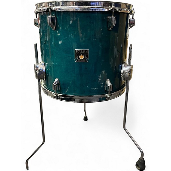 Used Tama 3 Piece Superstar Classic Trans Blue Drum Kit